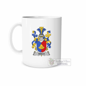 Winch Irish Clan Coat of Arms Ceramic Mug