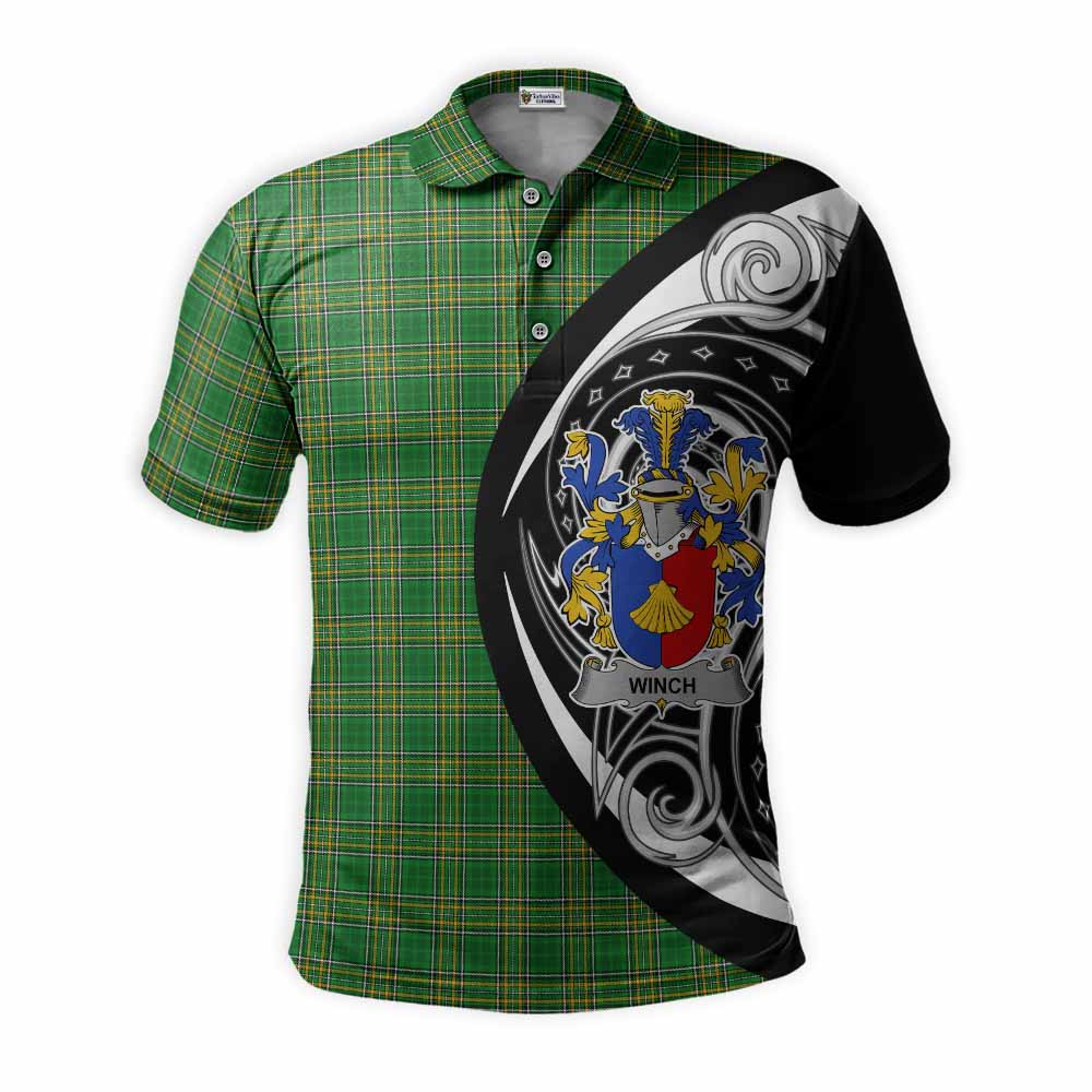 Winch Irish Clan Polo Shirt Celtic Circle Style Kid - Tartan Vibes Clothing