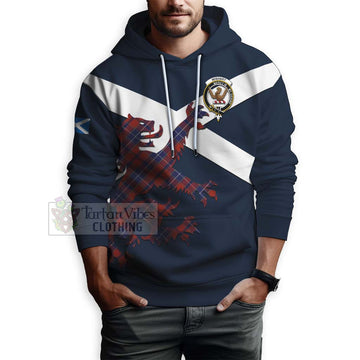 Wishart Tartan Lion Rampant Hoodie Proudly Display Your Heritage with Alba Gu Brath and Clan Name