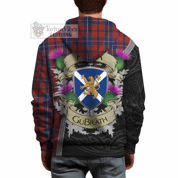 Wishart Tartan Family Crest Hoodie Lion Rampant Royal Thistle Shield Celtic Inspired - Tartan Vibes Clothing