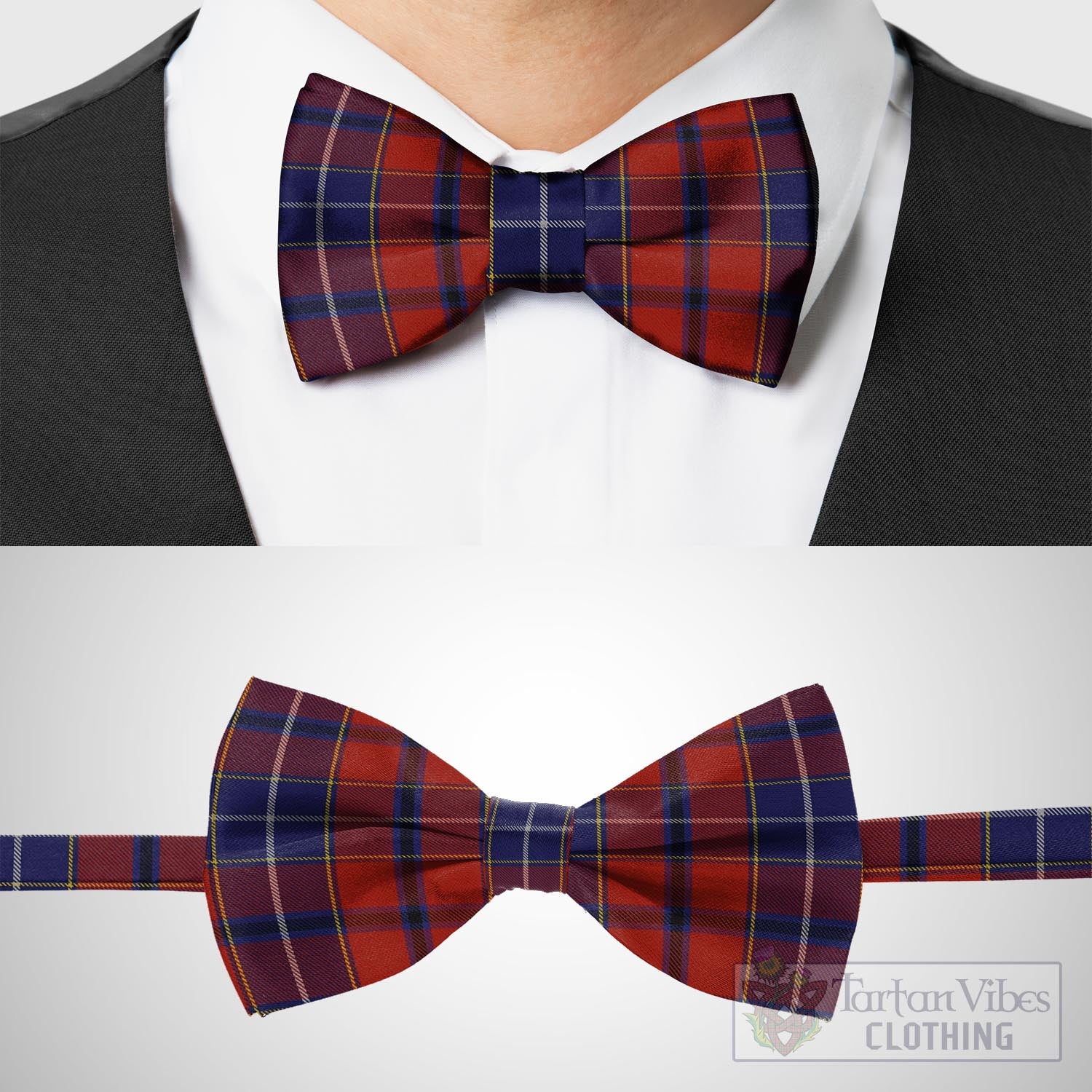 Tartan Vibes Clothing Wishart Tartan Bow Tie