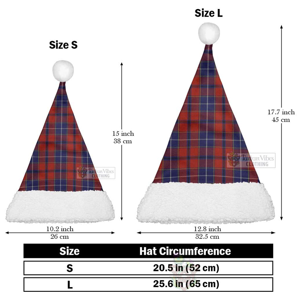 Tartan Vibes Clothing Wishart Tartan Christmas Santa Hats