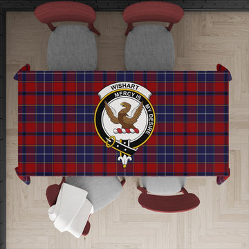 Wishart Tartan Tablecloth with Family Crest