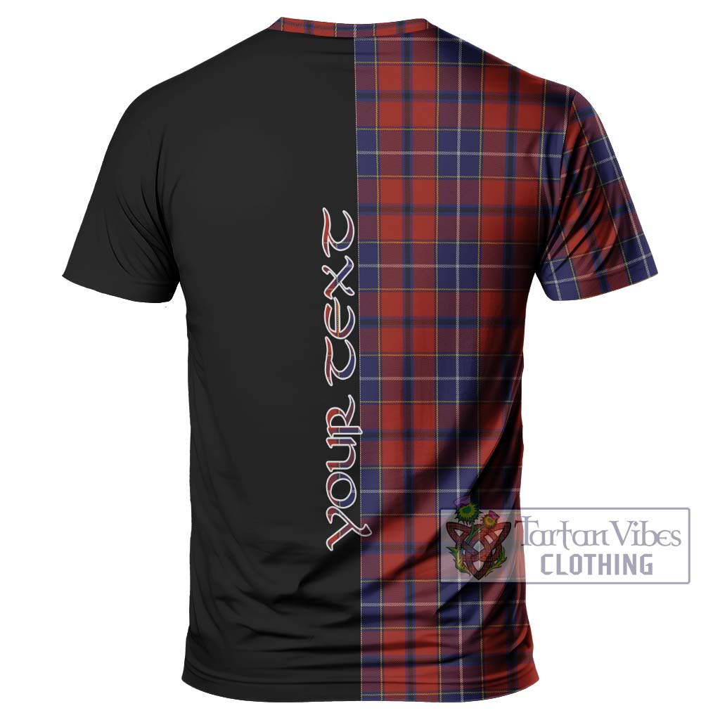 Tartan Vibes Clothing Wishart Dress Tartan T-Shirt with Family Crest and Half Of Me Style