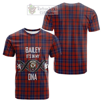 Wishart Tartan Cotton T-shirt with Family Crest DNA In Me Style