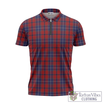 Wishart Dress Tartan Zipper Polo Shirt