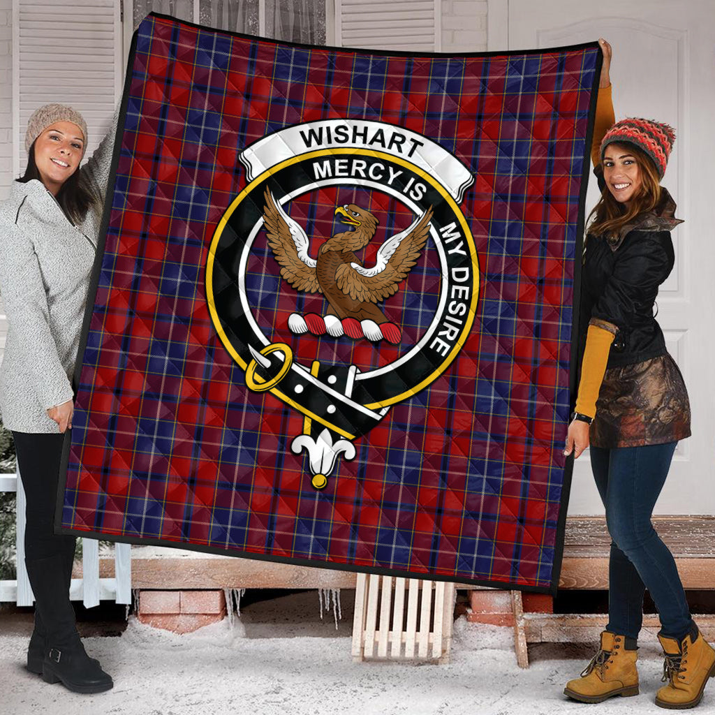 wishart-dress-tartan-quilt-with-family-crest