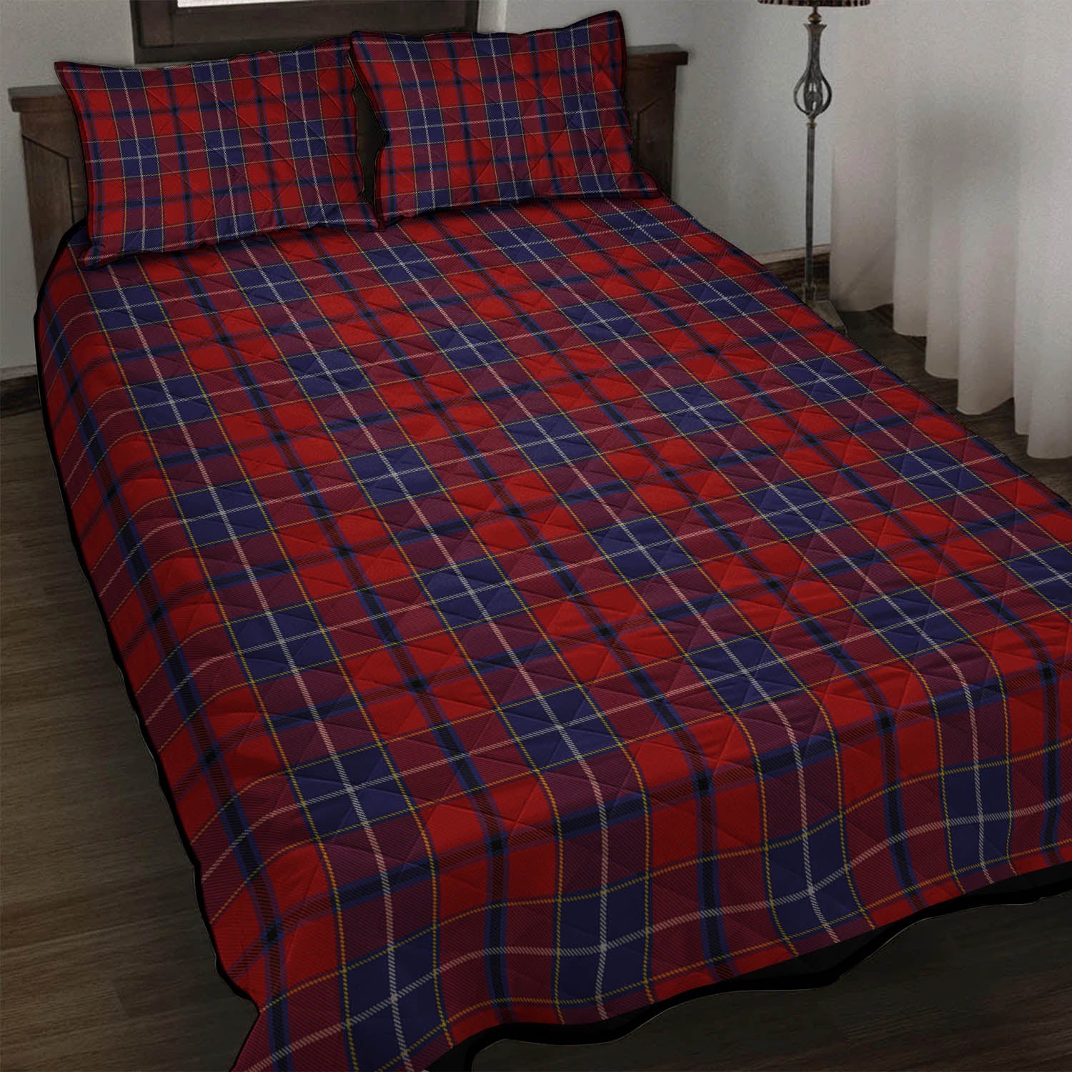 Wishart Dress Tartan Quilt Bed Set - Tartanvibesclothing Shop