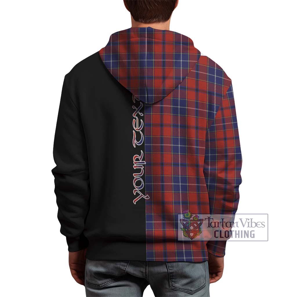 Tartan Vibes Clothing Wishart Dress Tartan Hoodie with Family Crest and Half Of Me Style