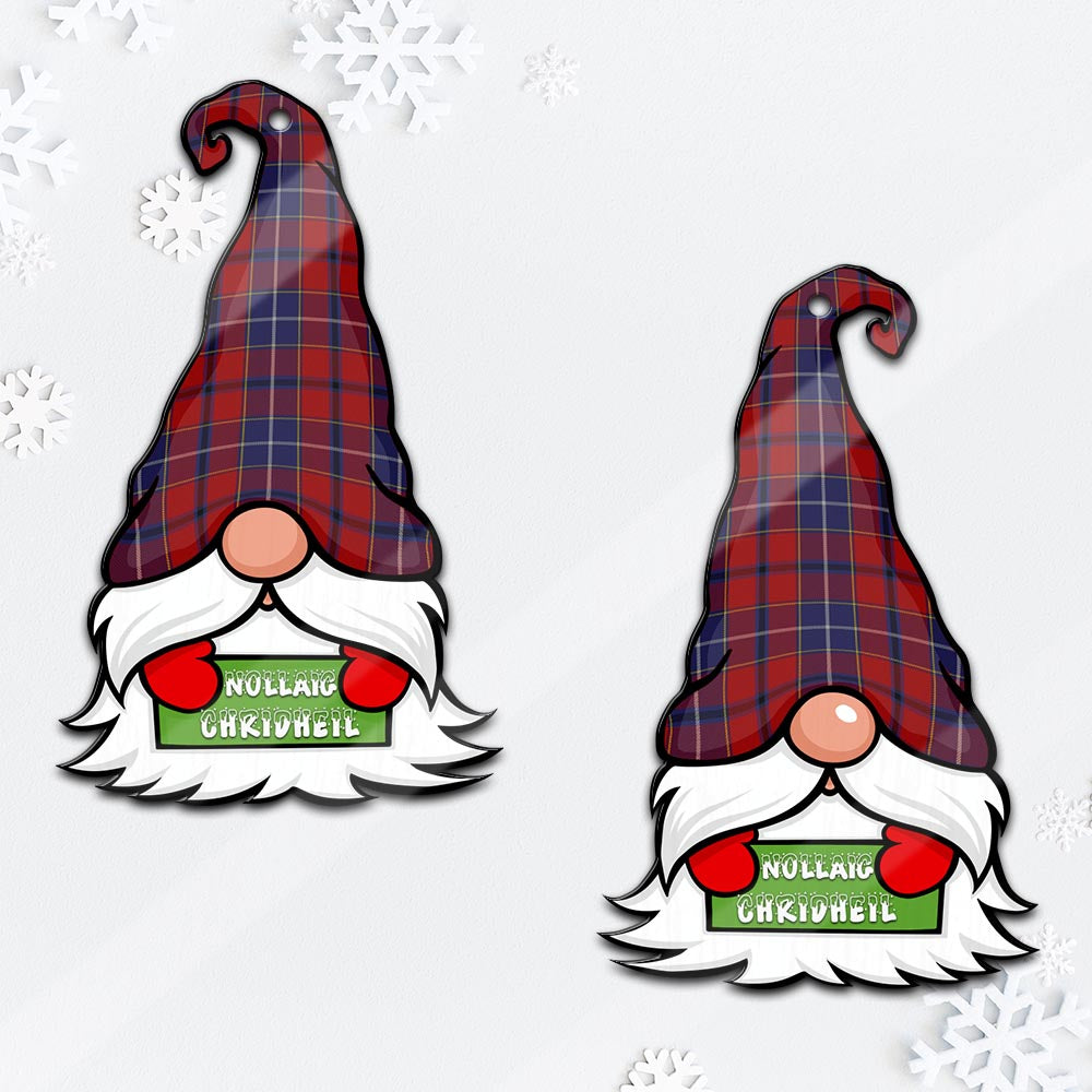 Wishart Gnome Christmas Ornament with His Tartan Christmas Hat - Tartan Vibes Clothing