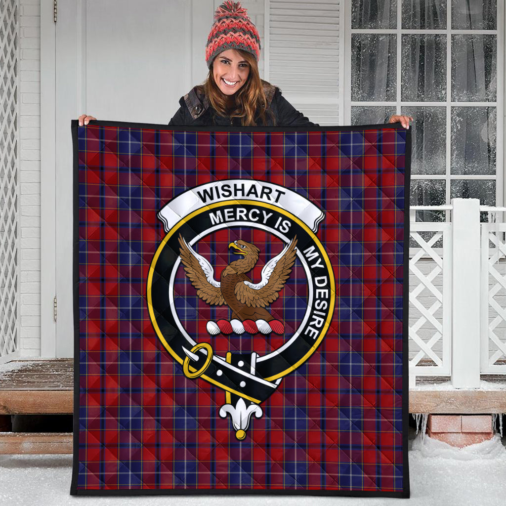 wishart-dress-tartan-quilt-with-family-crest