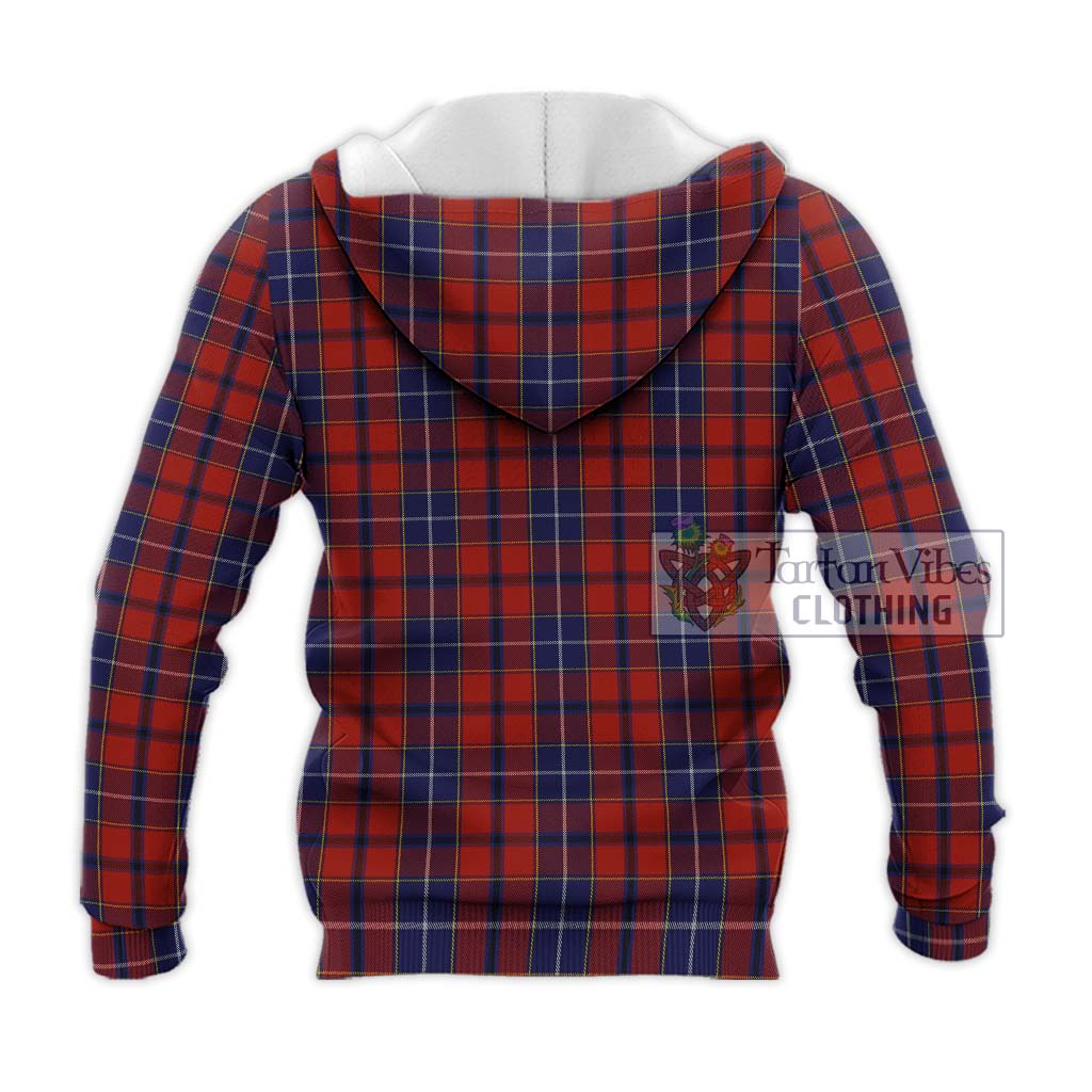 Tartan Vibes Clothing Wishart Dress Tartan Knitted Hoodie with Family Crest DNA In Me Style