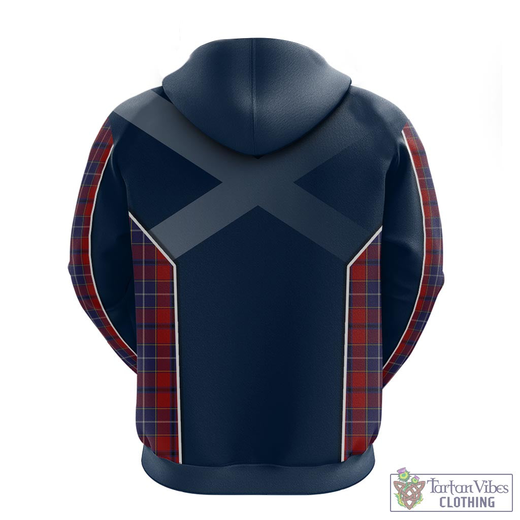 Tartan Vibes Clothing Wishart Dress Tartan Hoodie with Family Crest and Scottish Thistle Vibes Sport Style