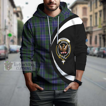 Wishart Hunting Tartan Hoodie with Family Crest Circle Style