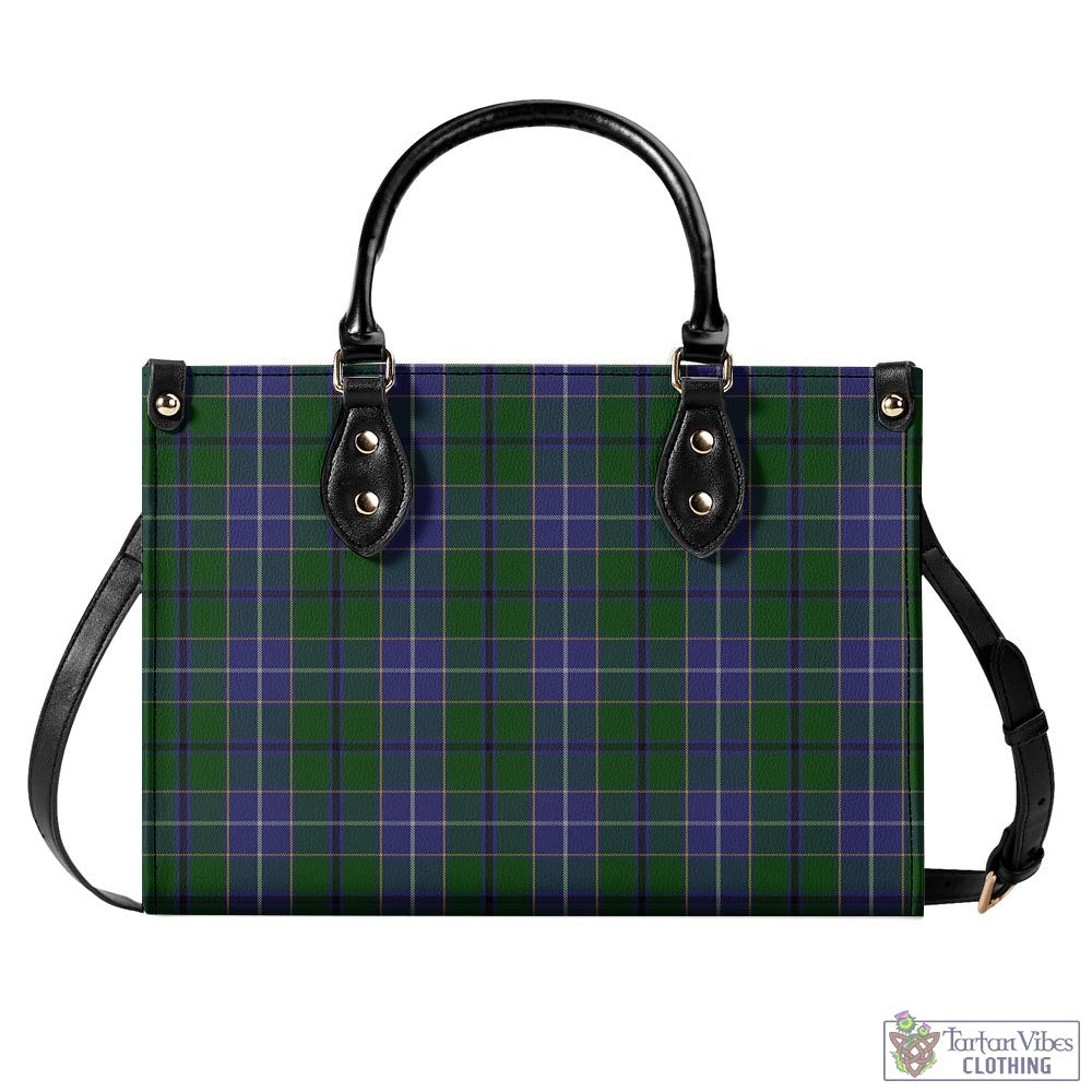 Tartan Vibes Clothing Wishart Hunting Tartan Luxury Leather Handbags