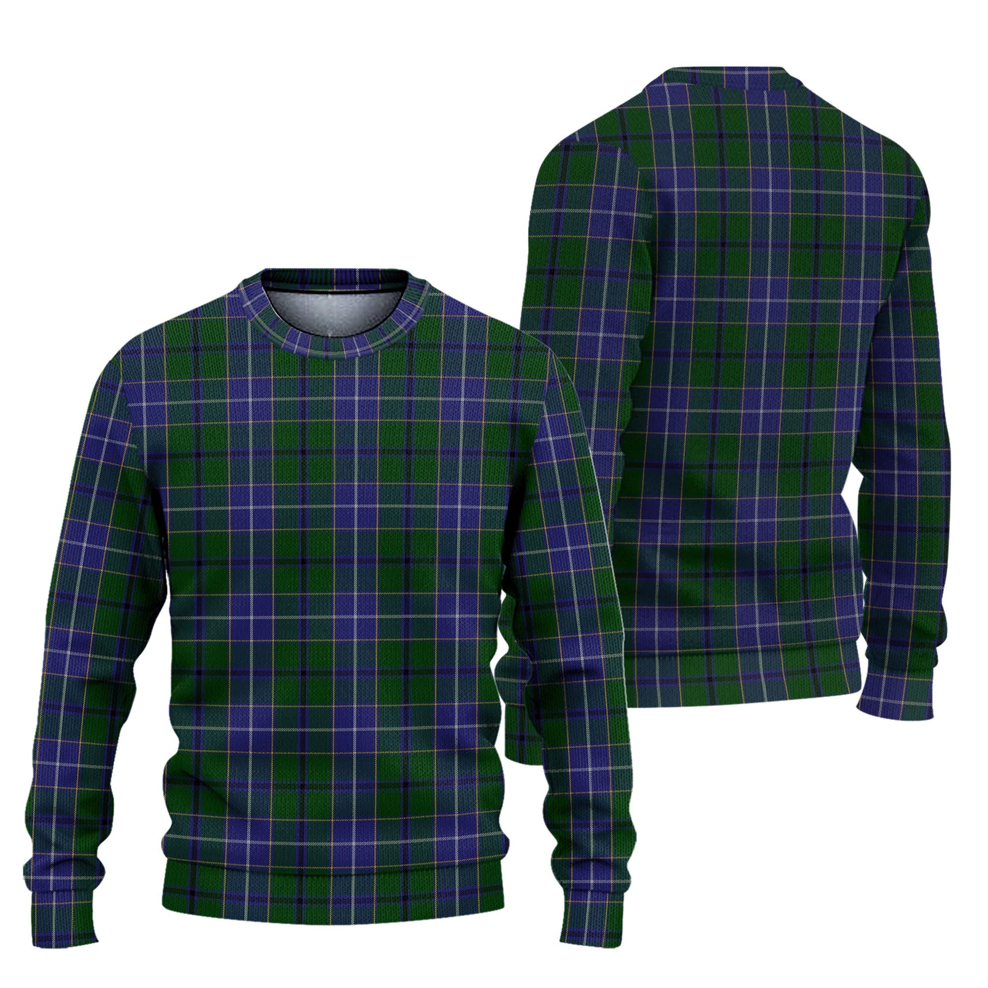 Wishart Hunting Tartan Knitted Sweater Unisex - Tartanvibesclothing