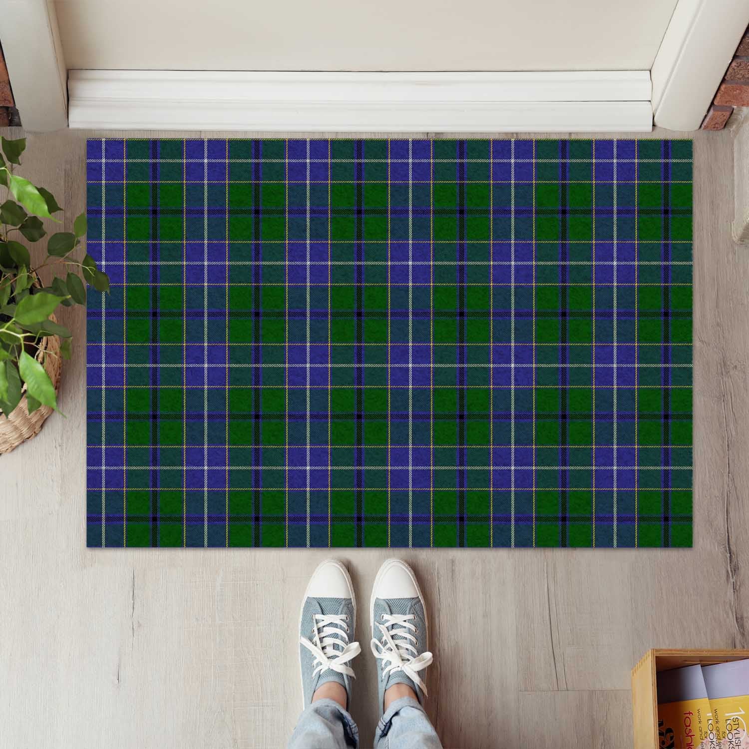 Wishart Hunting Tartan Door Mat - Tartanvibesclothing Shop