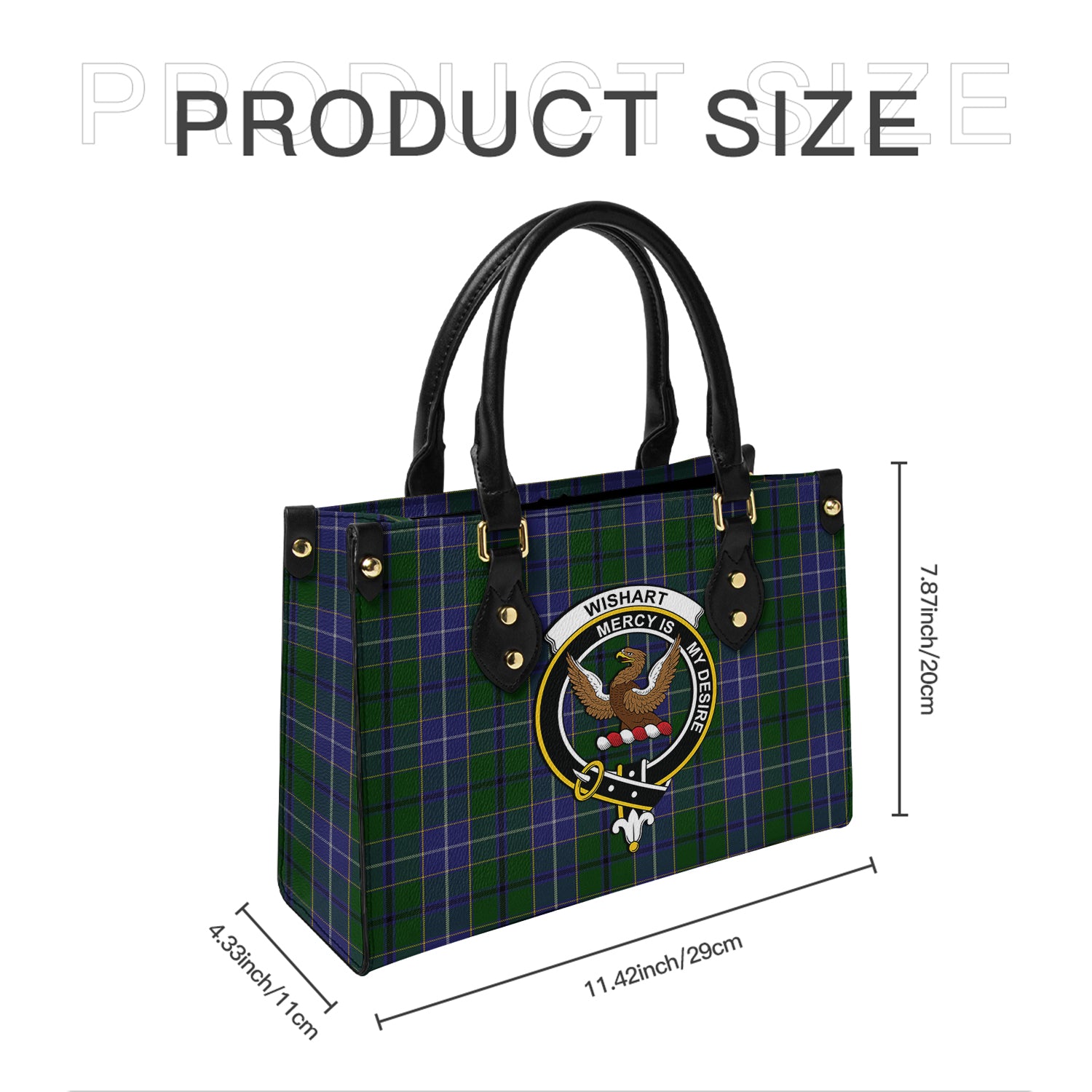 wishart-hunting-tartan-leather-bag-with-family-crest