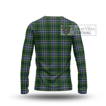 Wishart Hunting Modern Tartan Long Sleeve T-Shirt with Family Crest DNA In Me Style