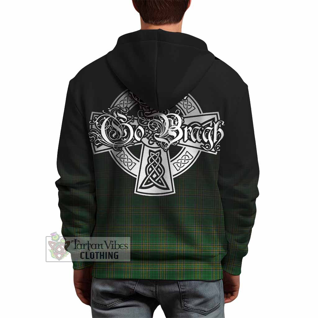 Witter Irish Clan Hoodie with Coat of Arms Erin Go Bragh Celtic Inspired - Tartan Vibes Clothing