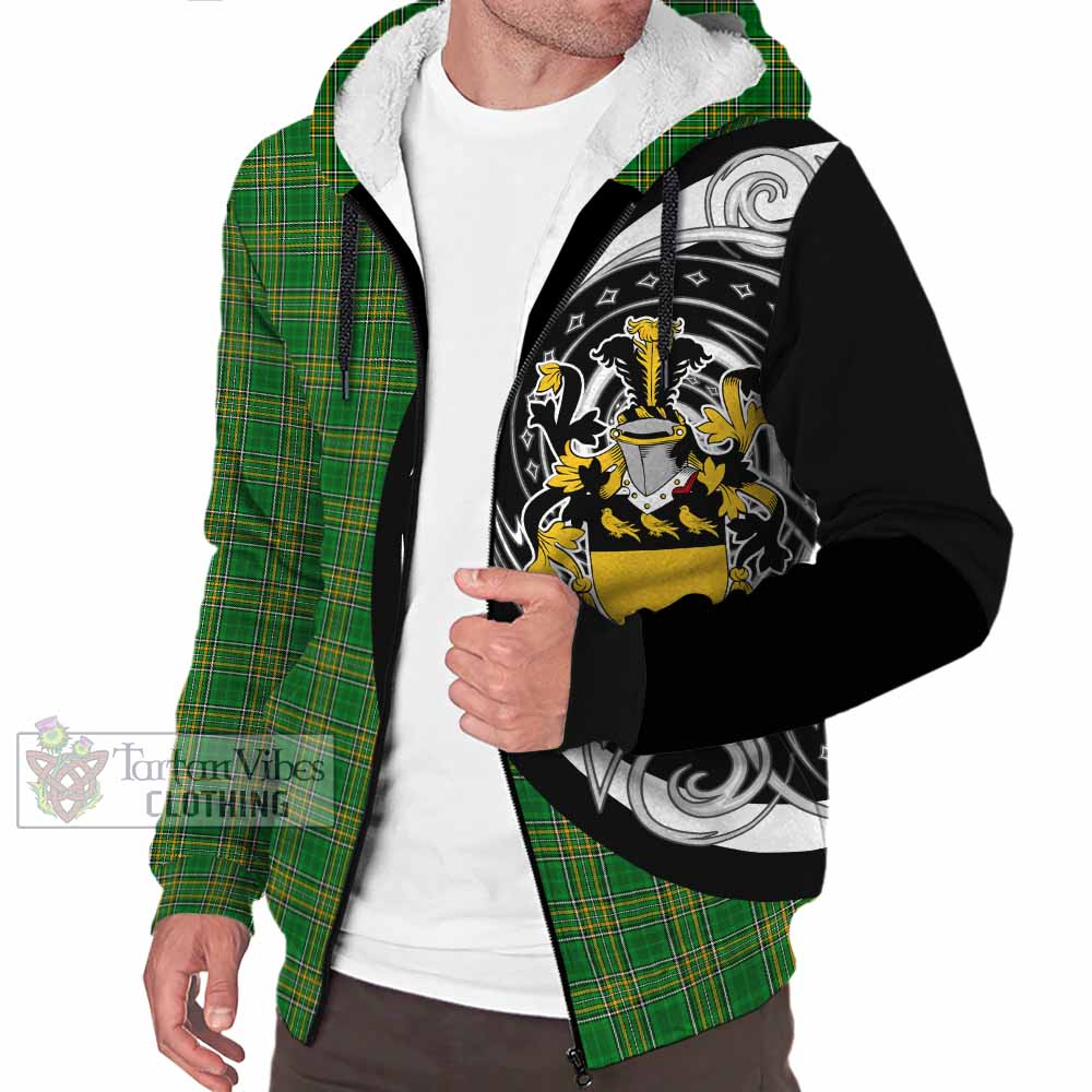 Wogan Irish Clan Sherpa Hoodie Celtic Circle Style - Tartan Vibes Clothing