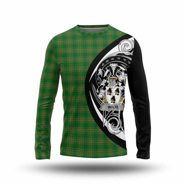 Wolfe Irish Clan Long Sleeve T-Shirt Celtic Circle Style Unisex - Tartan Vibes Clothing