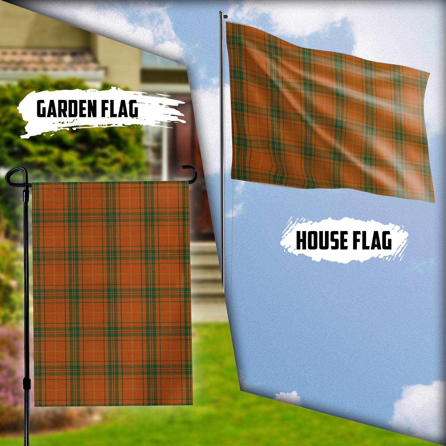 Wolfe Tartan Flag Garden Flag (Vertical) - Tartan Vibes Clothing