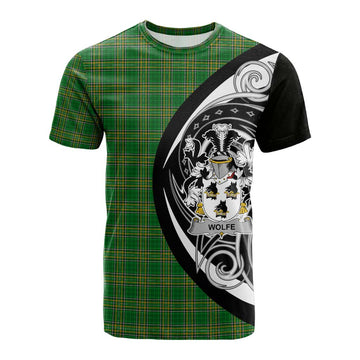 Wolfe Irish Clan Cotton T-shirt Celtic Circle Style Kid's Shirt - Tartan Vibes Clothing