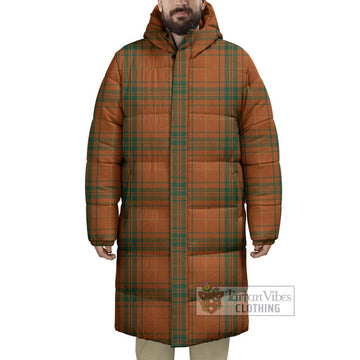 Wolfe Tartan Long Down Jacket