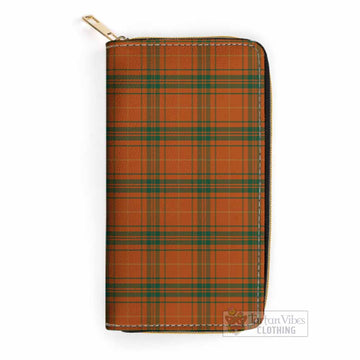 Wolfe Tartan Women's Leather Wallet One Size 19.7*10.5*3.5 cm - Tartan Vibes Clothing