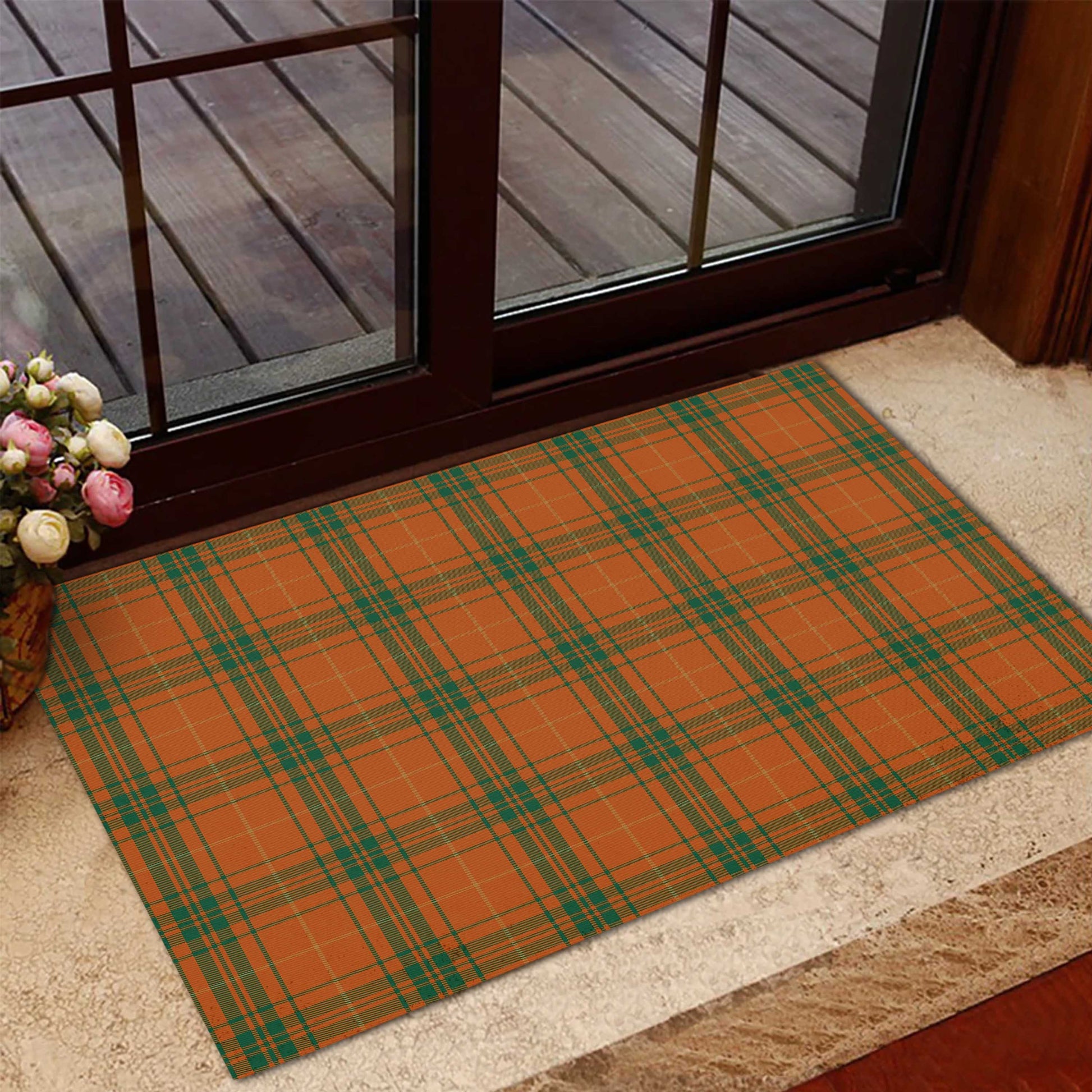 Wolfe Tartan Door Mat - Tartanvibesclothing Shop