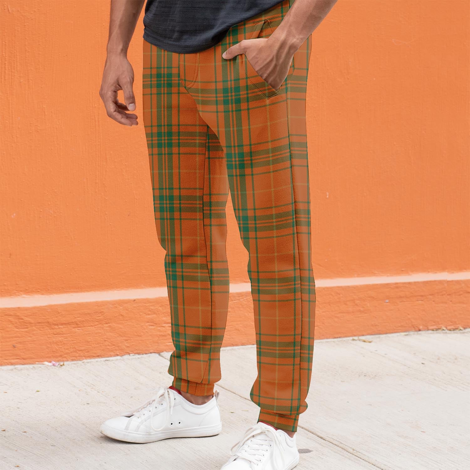 Wolfe Tartan Joggers Pants S - Tartan Vibes Clothing