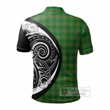Wolfe Irish Clan Polo Shirt Celtic Circle Style - Tartan Vibes Clothing