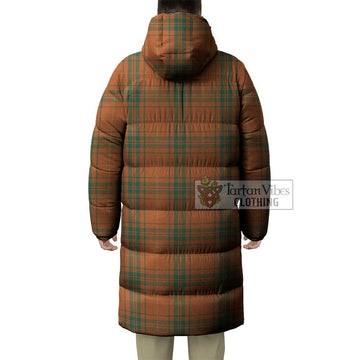 Wolfe Tartan Long Down Jacket