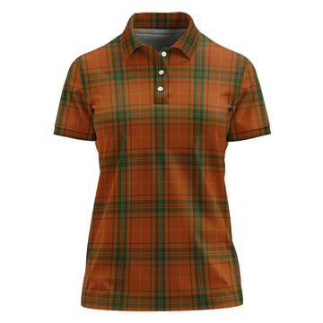 Wolfe Tartan Polo Shirt For Women