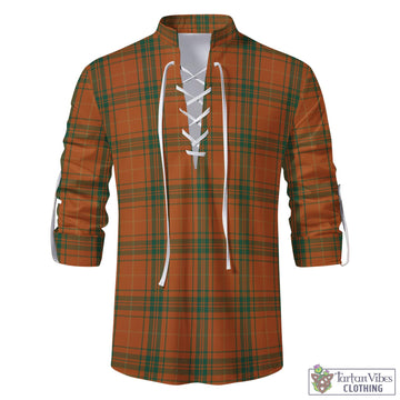 Wolfe Tartan Men's Scottish Traditional Jacobite Ghillie Kilt Shirt - Tartan Vibes Clothing