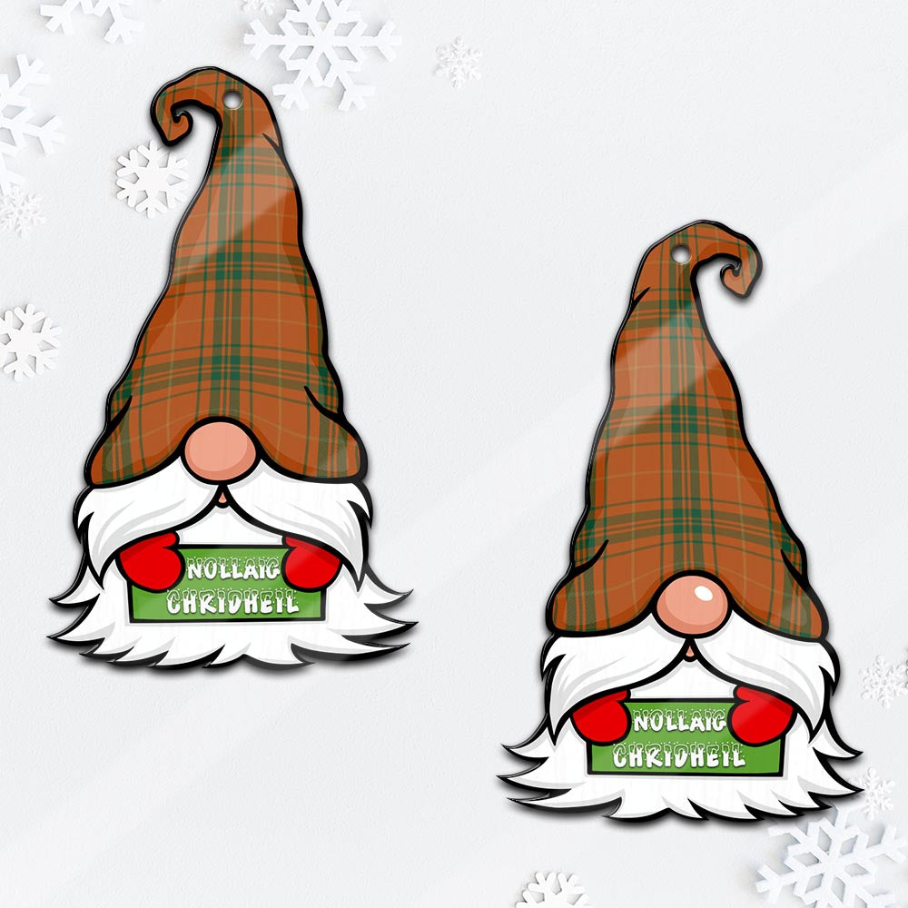 Wolfe Gnome Christmas Ornament with His Tartan Christmas Hat - Tartan Vibes Clothing