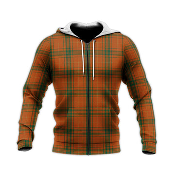 Wolfe Tartan Knitted Hoodie