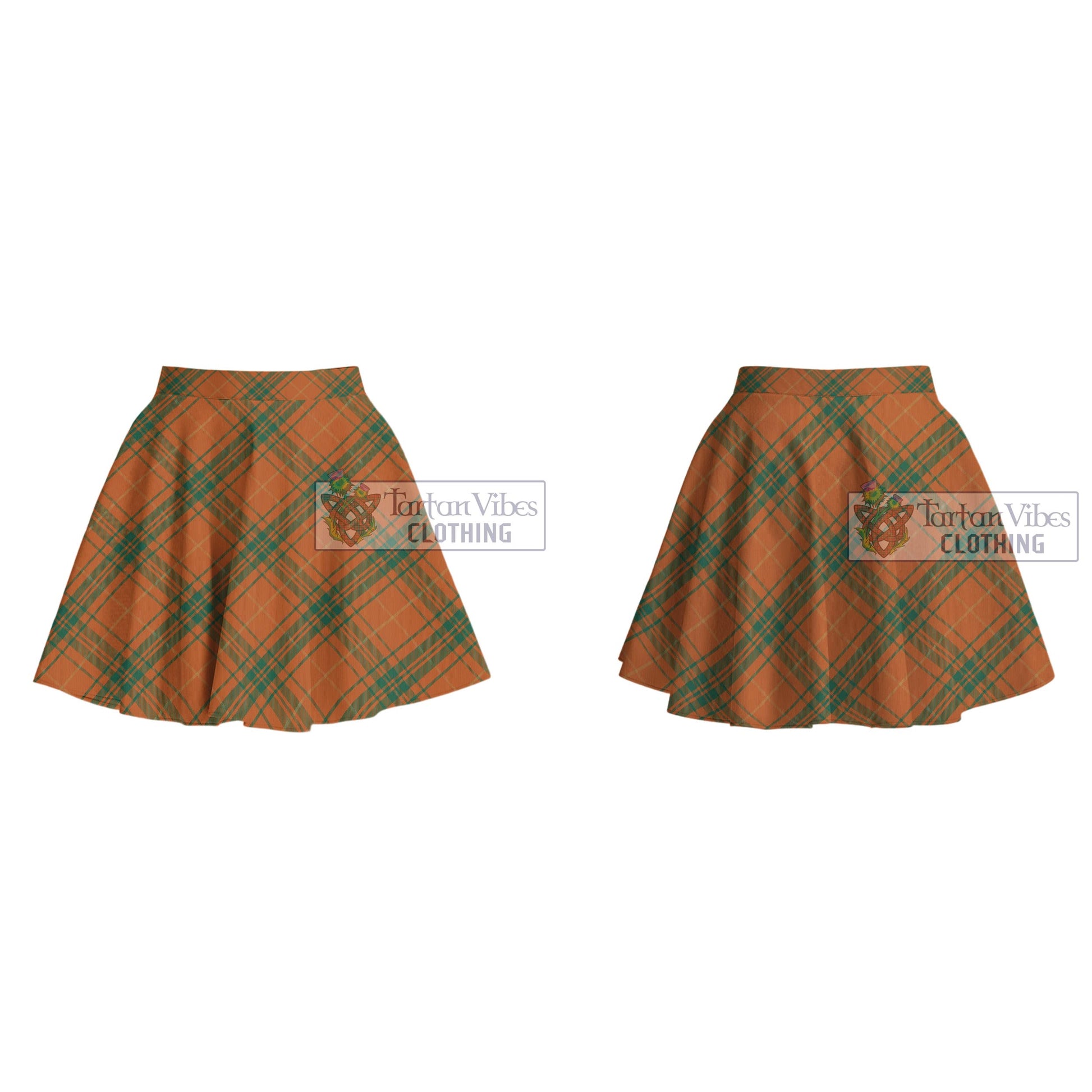 Tartan Vibes Clothing Wolfe Tartan Women's Plated Mini Skirt