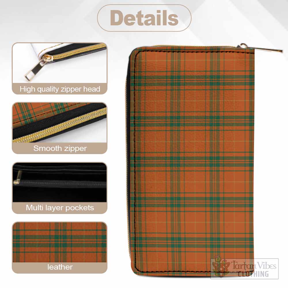 Wolfe Tartan Women's Leather Wallet - Tartan Vibes Clothing