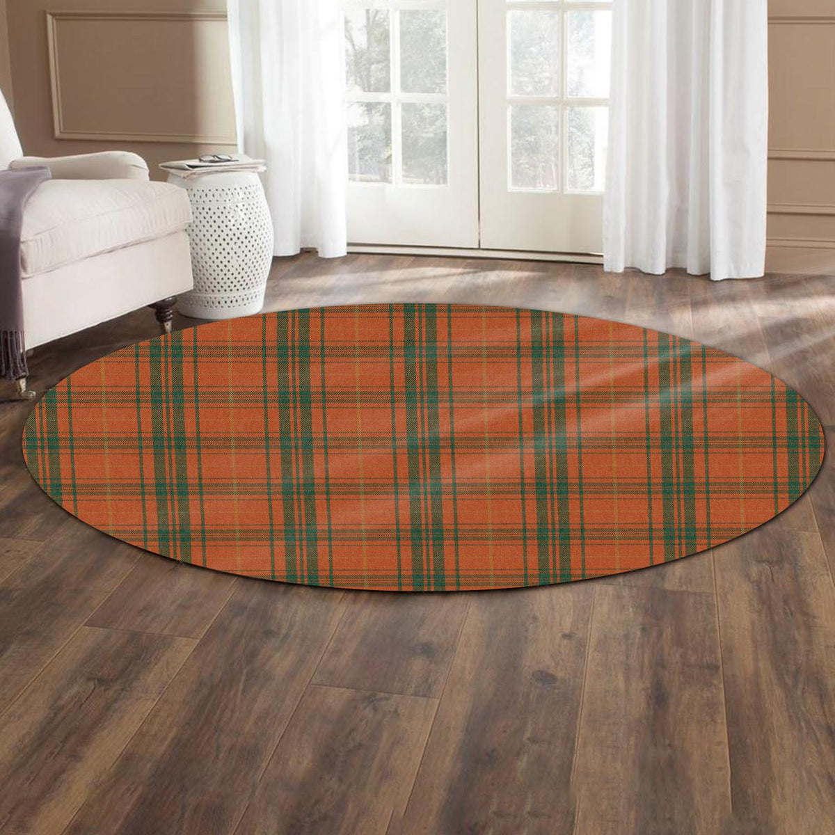 Wolfe Tartan Round Rug - Tartan Vibes Clothing