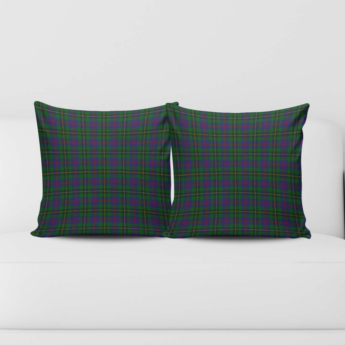 Wood Tartan Pillow Cover Square Pillow Cover - Tartanvibesclothing Shop