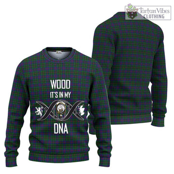 Wood Tartan Ugly Sweater with Family Crest DNA In Me Style