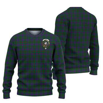 Wood Tartan Ugly Sweater with Family Crest