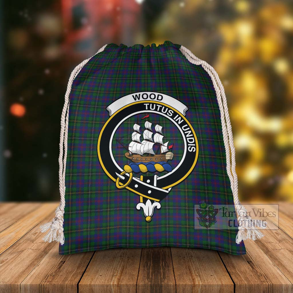 Tartan Vibes Clothing Wood Tartan Christmas Santa's Bag with Family Crest