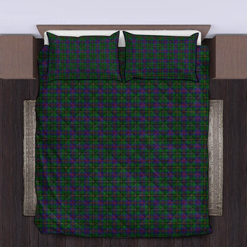 Wood Tartan Quilt Bed Set