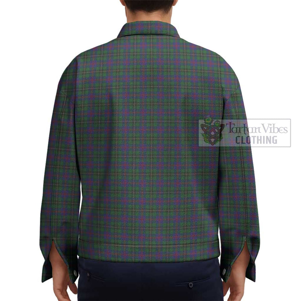 Wood Tartan Unisex Lapel Cotton Jacket - Tartan Vibes Clothing