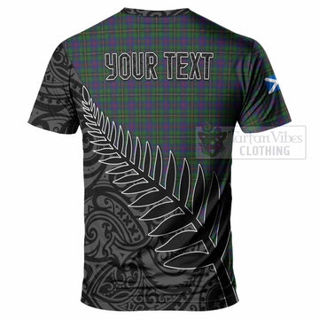 Wood Crest Tartan T-Shirt with New Zealand Silver Fern Half Style