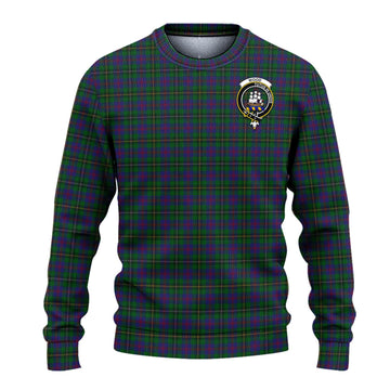 Wood Tartan Ugly Sweater with Family Crest