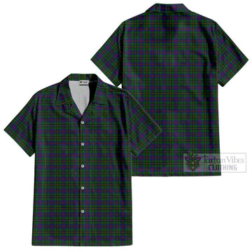 Wood Tartan Cotton Hawaiian Shirt